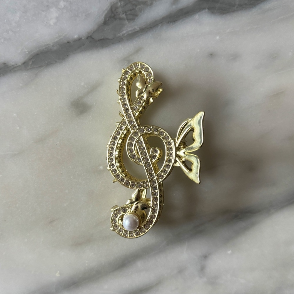🎵 Music Treble Clef Claw Clip